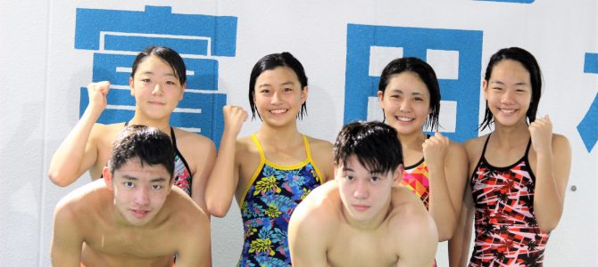 全国ジュニアオリンピックカップ 夏季水泳競技大会 出場します！！